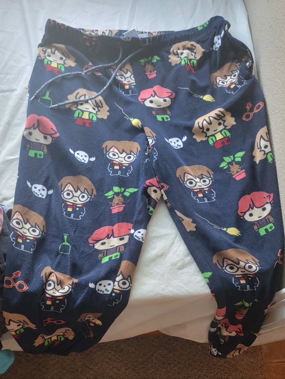 Navy Harry Potter Print Pajama Pants